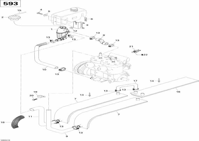 ��������  Skandic WTLC 600, 2004 ������ - Cooling System (593)
