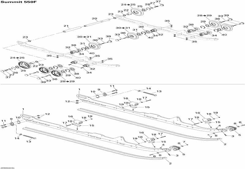 Skidoo ����������� Summit 550F, 2004 - ������ �������� Summit 550f