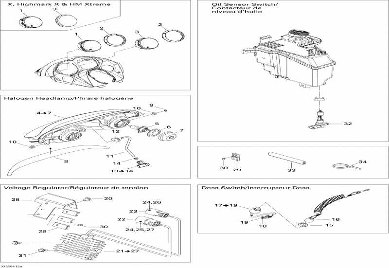    Summit 600 HO, 2004 - Electrical System 1