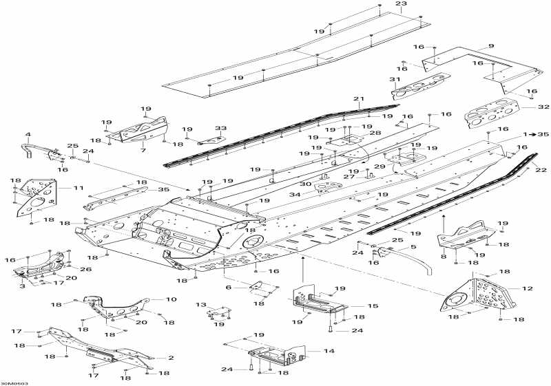 �������� Skidoo GTX 380F, 2005 ������ - Frame