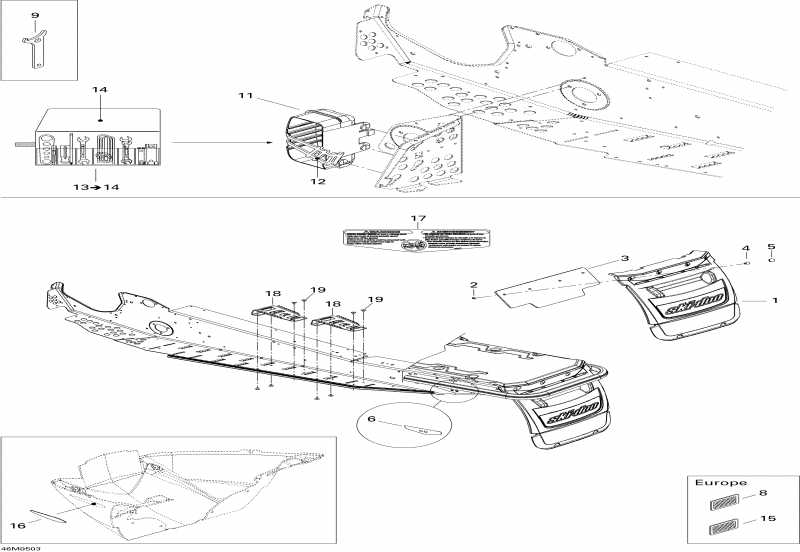 snowmobile ski-doo GTX 380F, 2005 - Utilities 380f