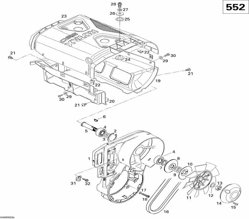  SkiDoo - Fan 552