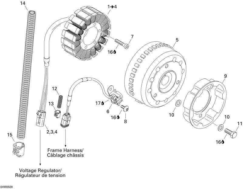 �������� Skidoo GTX 600 HO SDI, 2005 - Magneto