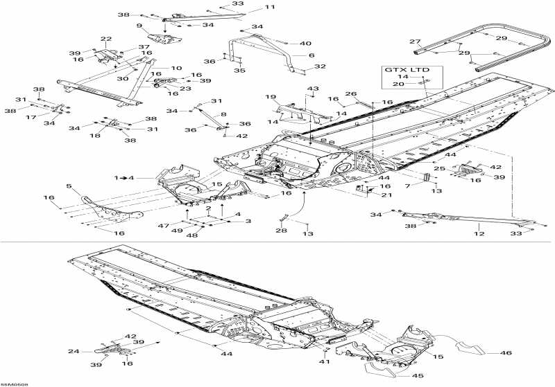 �������� Skidoo GTX 600 HO SDI, 2005 ������ - ���� � Components