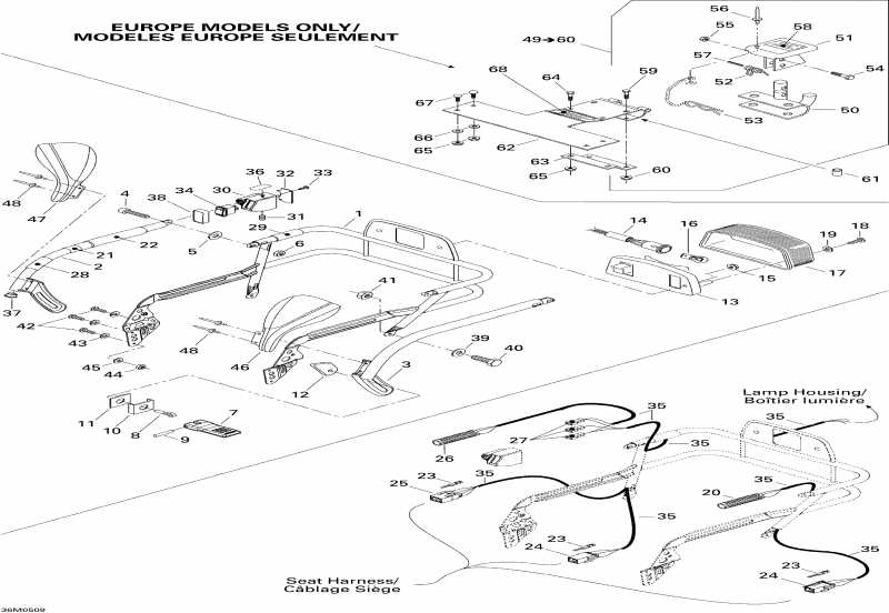 �������� Skidoo Legend V-1000, 2005 ������ - Luggage Rack