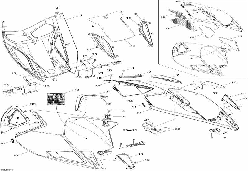 ����������� Mach Z 1000 SDI, 2005 - Hood