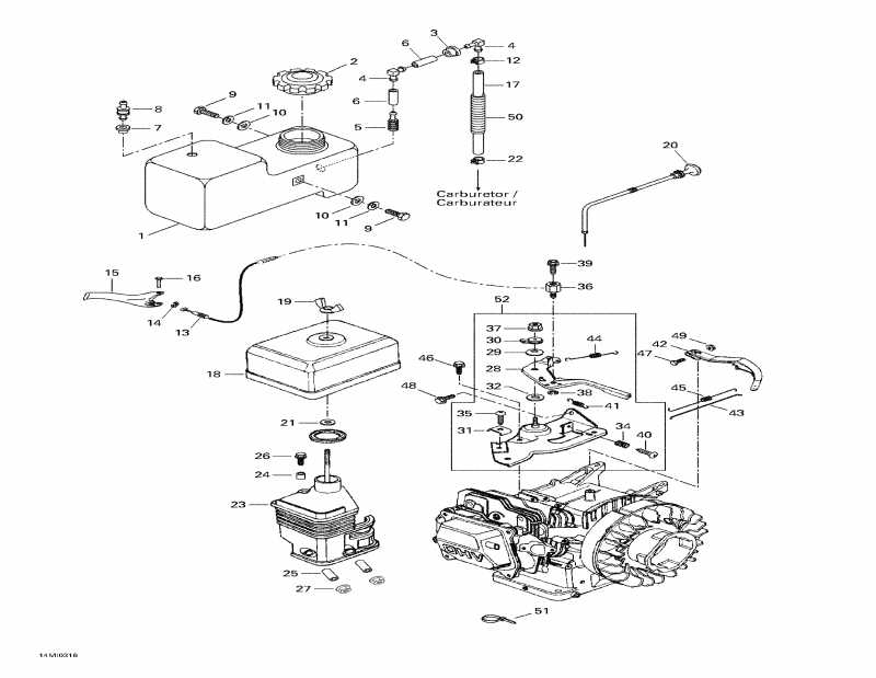 SkiDoo  Mini Z, 2005 - Fuel System