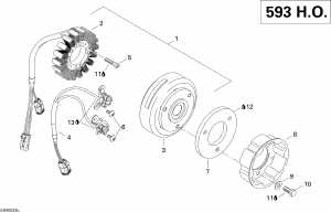 03-  593ho (03- Magneto 593ho)