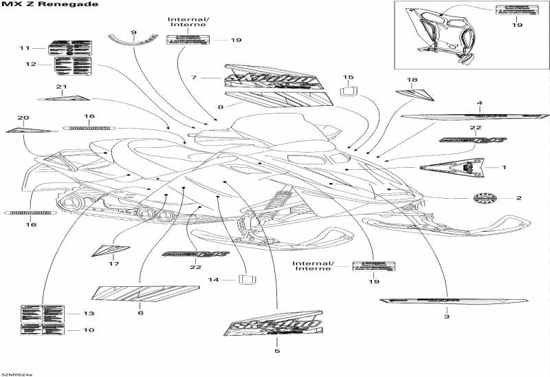  ski-doo  MX Z 600 HO Renegade, 2005 -  Renegade
