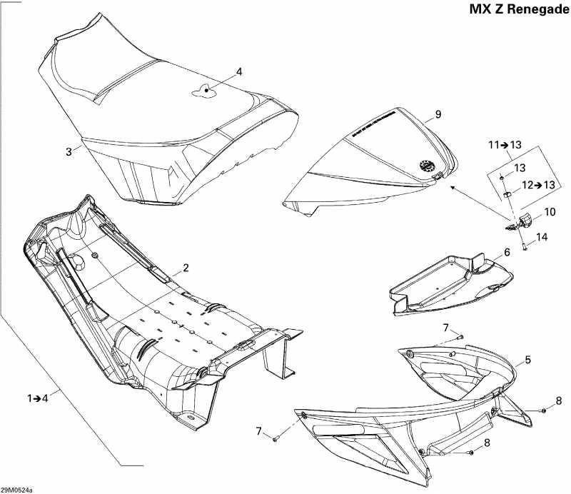 Skidoo MX Z 600 HO Renegade, 2005 -  Renegade