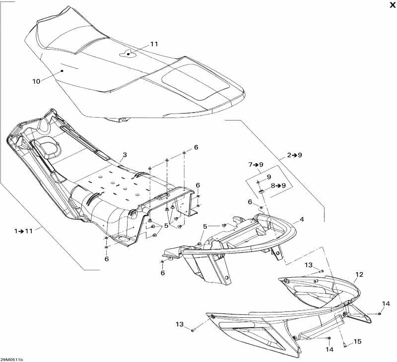 ��������  MX Z 600 HO SDI Adrenaline & X, 2005 ������ - ����� X