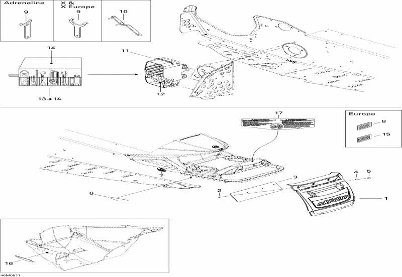    MX Z 600 HO SDI Adrenaline & X, 2005 - Utilities