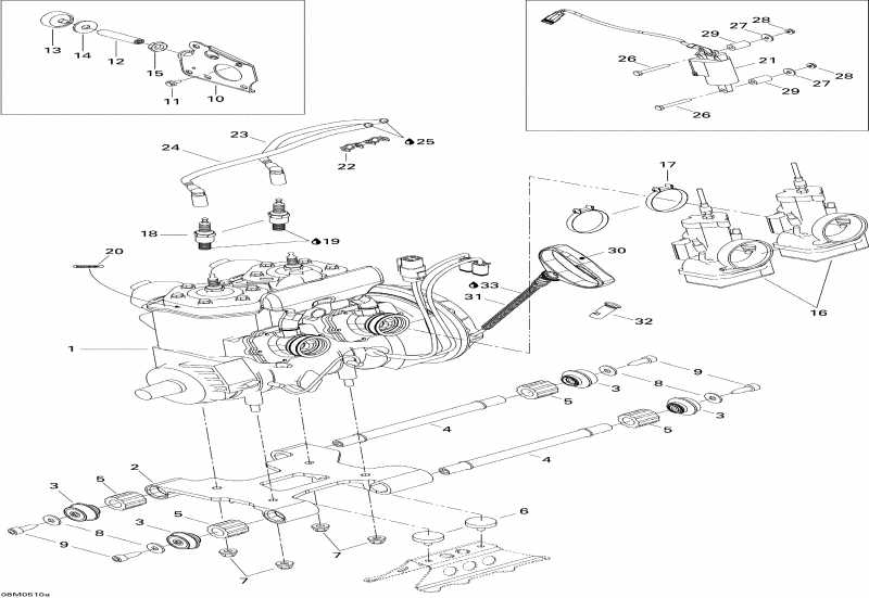  BRP  MX Z X 440 Racing, 2005 - Engine 1