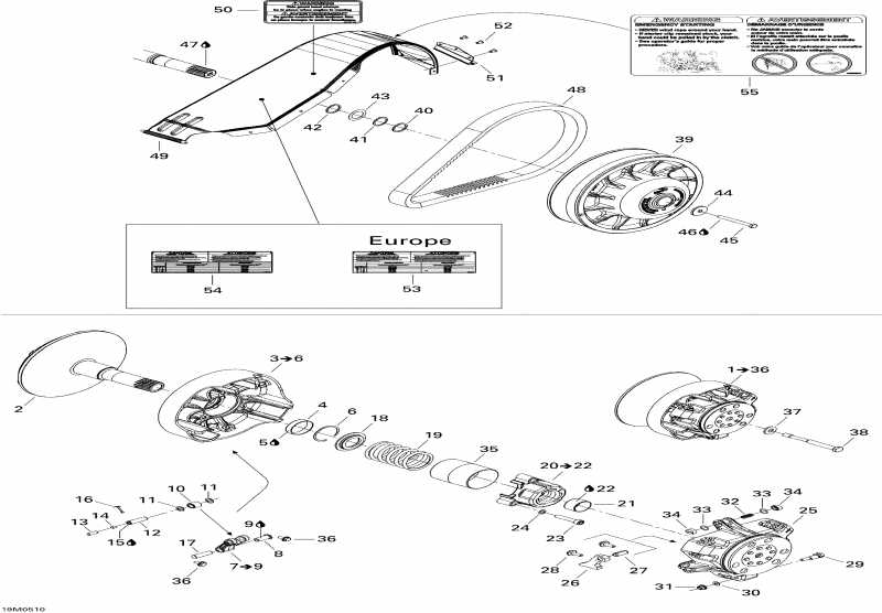 BRP SkiDoo MX Z X 440 Racing, 2005  - Pulley System