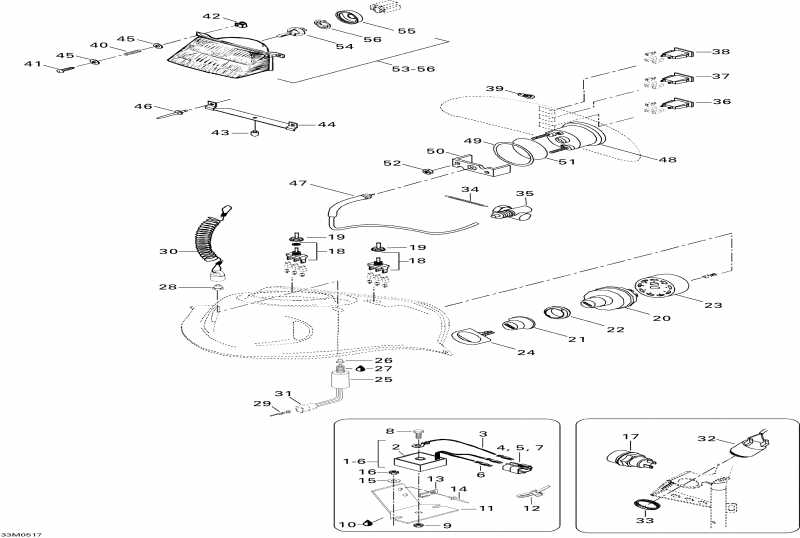 SkiDoo Skandic LT 440F, 2005 -  System