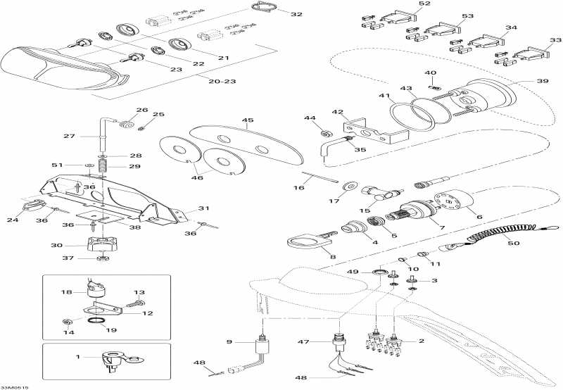 snowmobile  Skandic SUV 550F, 2005 ������ - Electrical System 550f Suv