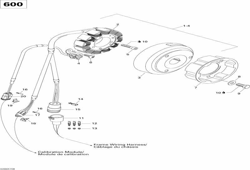 �������� Ski-doo ������ Skandic SUV 600, 2005 - Magneto 600