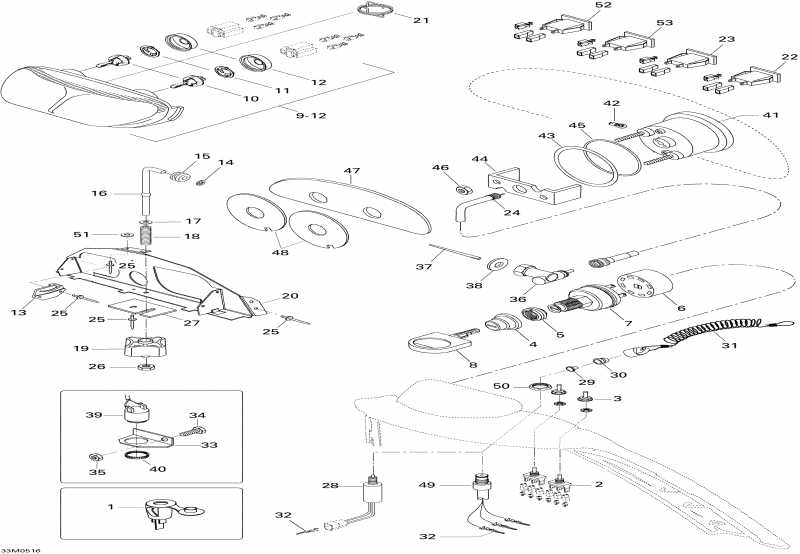 ��������  Skandic SWT 550F, 2005 ������ - Electrical System 1 (550f Swt)