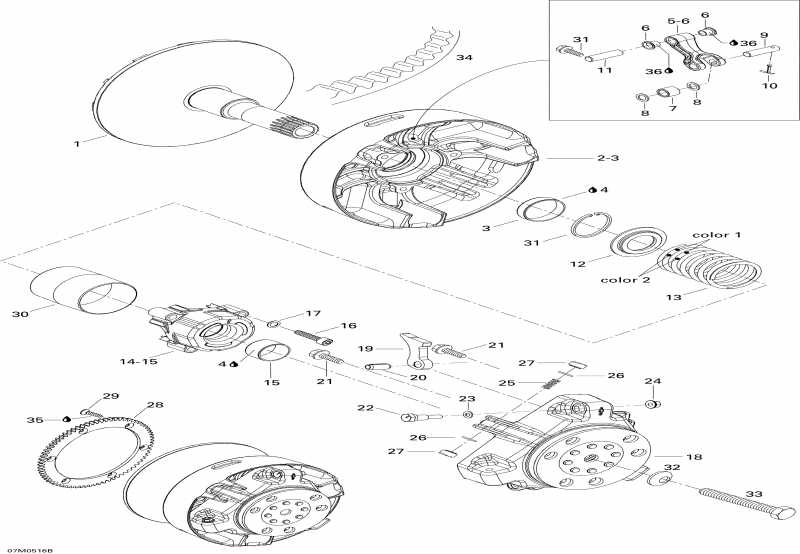  SKIDOO  Skandic WT 600, 2005 - Drive Pulley 600