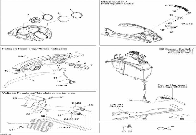  SkiDoo Summit 600 HO, 2005  - Electrical Accessories 1