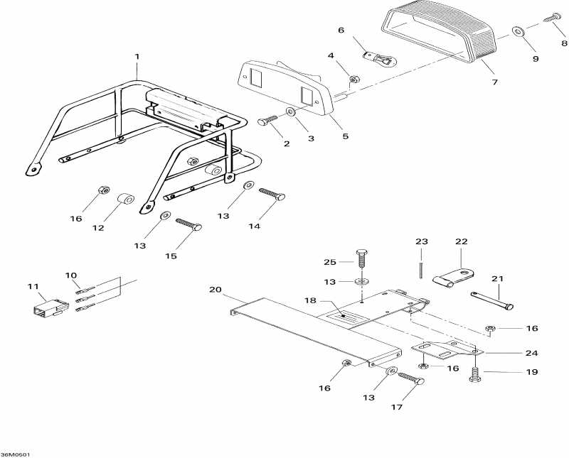 Tundra R, 2005 - Luggage Rack