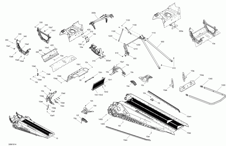 ��������  ������ SUMMIT 600 CARB, 2018 - Frame Engine 600 Carb Summit