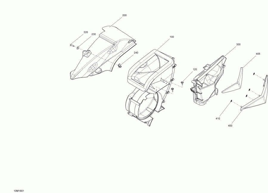  Skidoo TUNDRA 550F, 2018  - Cooling Engine 550f