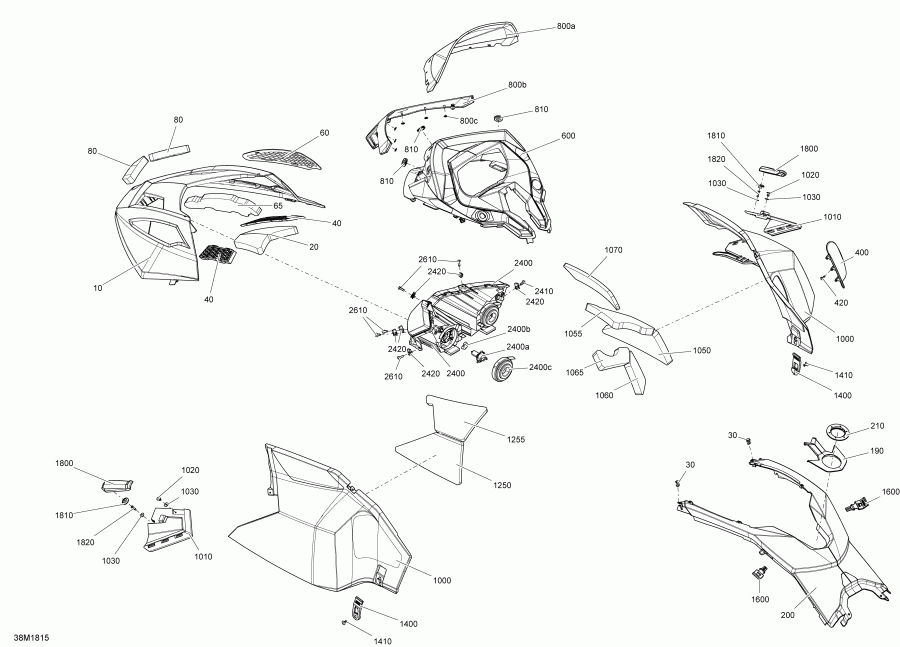  ski-doo - Hood Tundra 550f