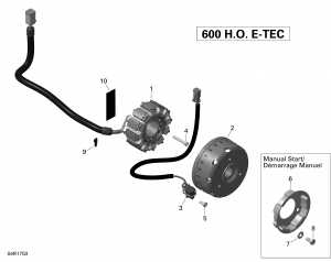 03-  - 600ho E-tec (03- Magneto - 600ho E-tec)