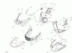 09-    600ho E-tec Enduro (09- Bottom Pan Engine 600ho E-tec Enduro)