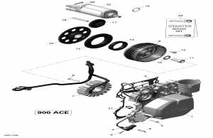 03-    - 900 Ace (03- Magneto And Electric Starter - 900 Ace)