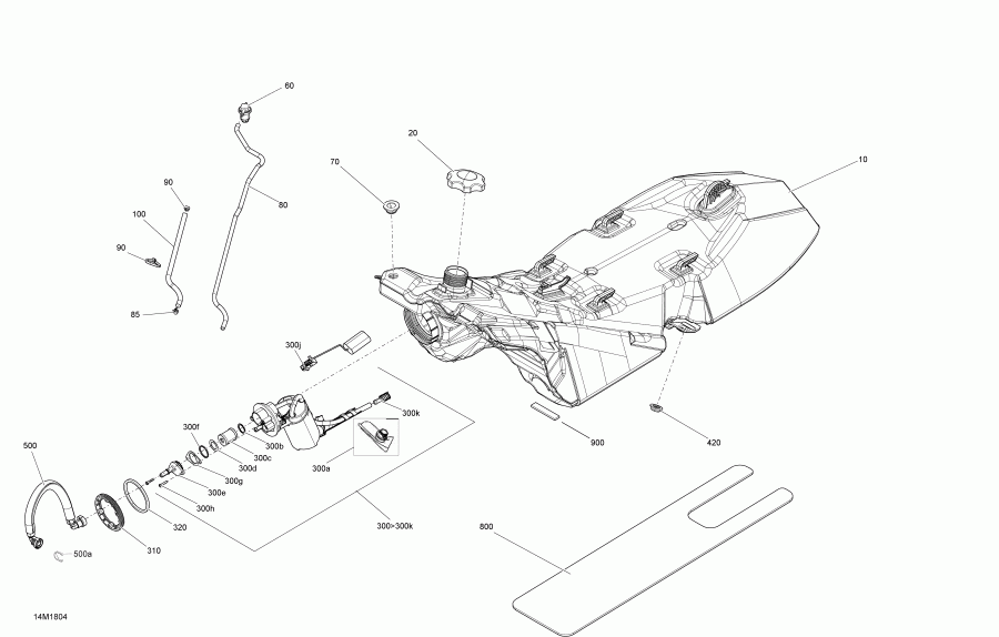  - Fuel System Engine 600, 900 Ace Grand Touring, Expedition