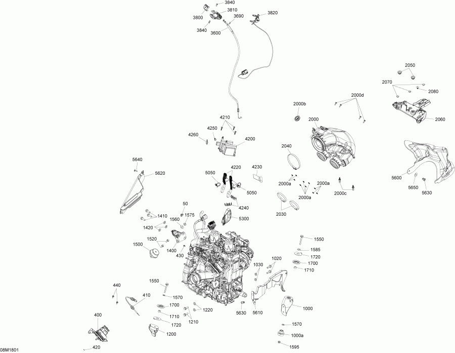   MXZ 850 E-TEC, 2018 -  Mxz 850 E-tec