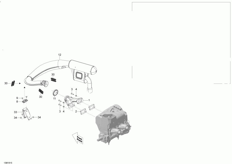 snowmobile Skidoo TUNDRA WT 550F, 2018  -  550lcr