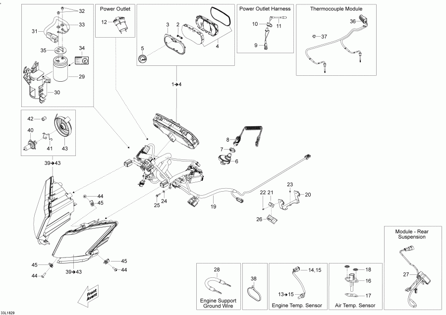    EXPEDITION SE 600HO E-TEC, 2018 -  System