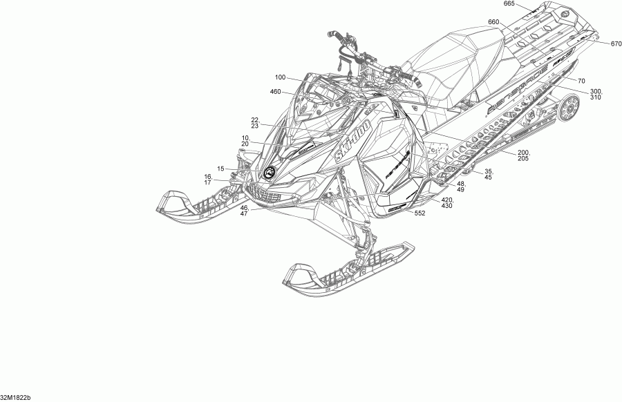 SKIDOO - �������� Renegade 900 Ace Package Adrenaline