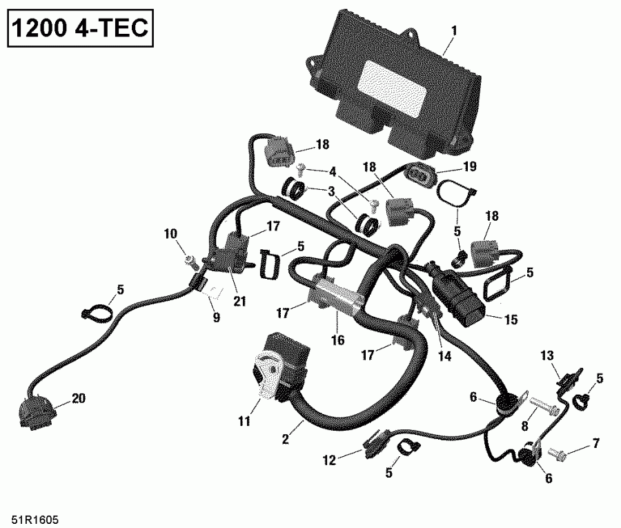 ��������  ����������� EXPEDITION LE/SE 1200 4-TEC, 2018 - ��������� ���� �������� � Electronic Module 1200itc 4-tec