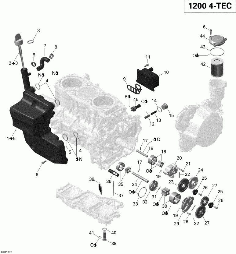  EXPEDITION SE 12004TEC, REVXU, 2013 - Engine Lubrication