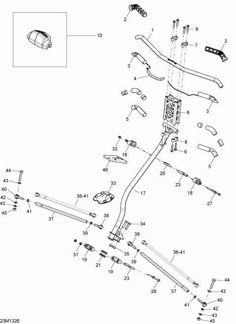 ��������  EXPEDITION SPORT 550F XP, 2013 - Steering