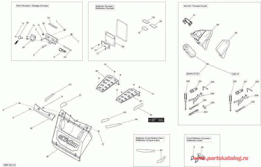 ��������  GRAND TOURING LE & SE 1200 XR, 2013 ������ - Utilities