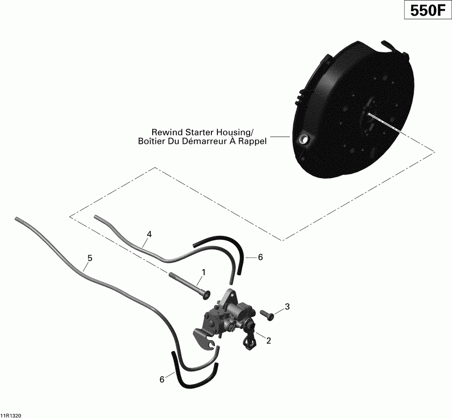 snowmobile ski-doo - Oil Pump