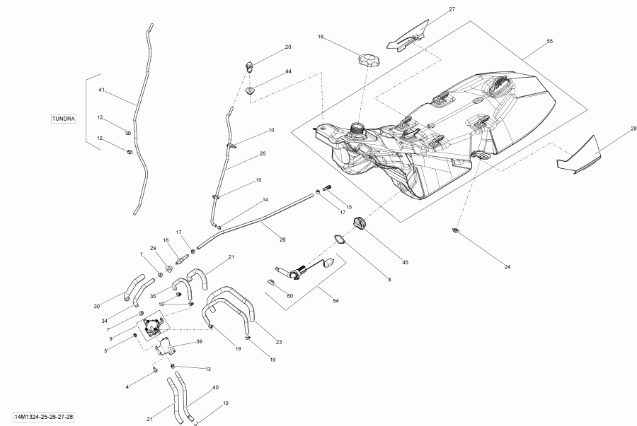 BRP  MXZ SPORT 550F XP, 2013 - Fuel System