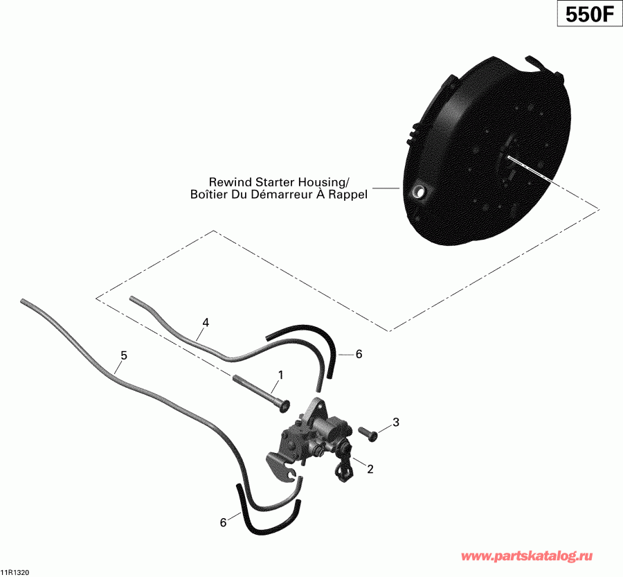  Skidoo MXZ SPORT 550F XP, 2013 - Oil Pump