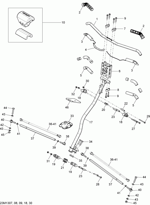 �������� ski-doo MXZ SPORT 600 ACE (4-TEMPS) XP, 2013 - ������� �������
