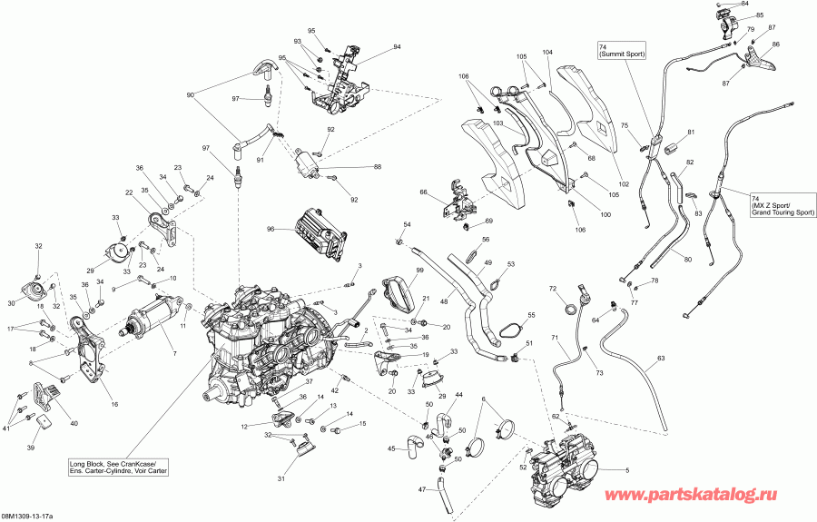 �������� BRP SkiDoo MXZ SPORT 600 XP, 2013 ������ - ��������� � ��������� S����port