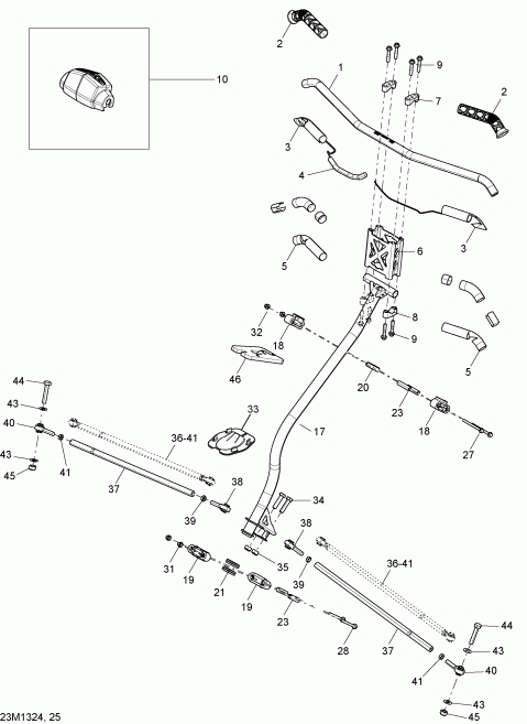 snowmobile - Steering