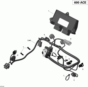 10-     Electronic Module (10- Engine Harness And Electronic Module)