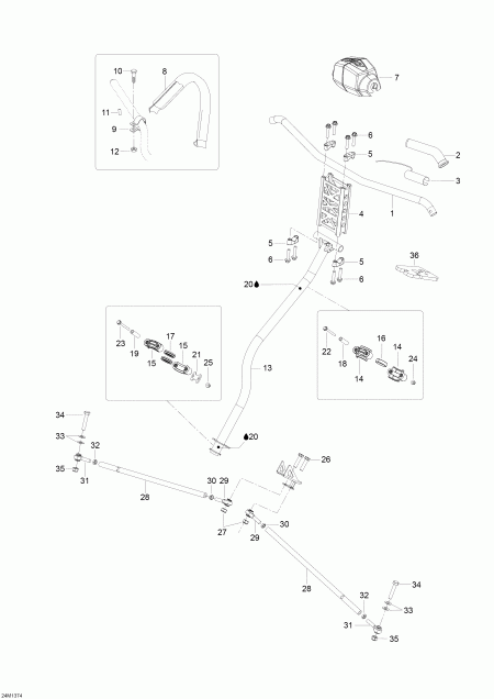 Skidoo Skandic WT 550F XU, 2013  -  