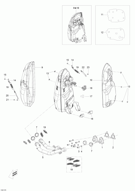 snowmobile ski-doo Skandic WT 600 ACE (4-strokes) XU, 2013 ������ - ��������� �������