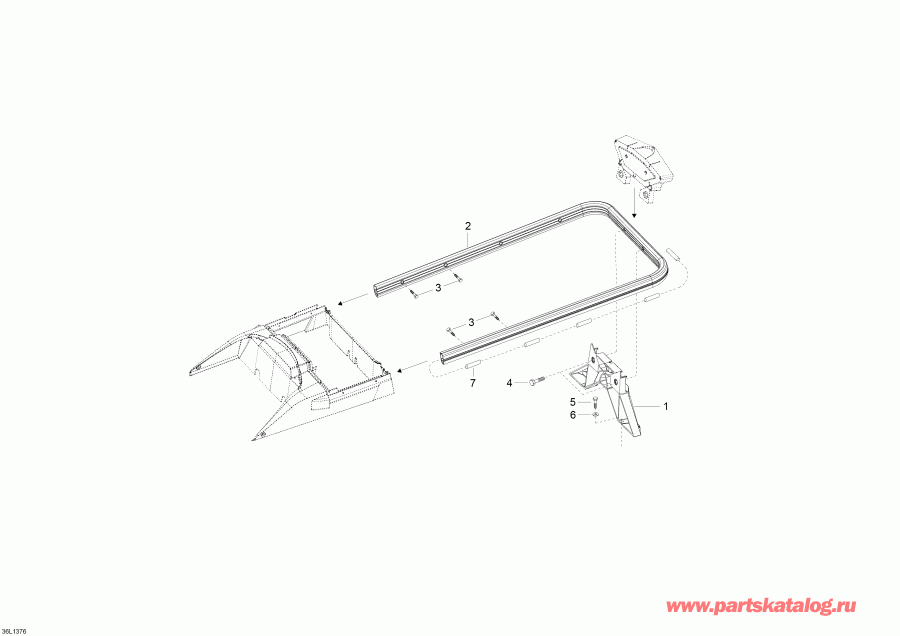 �������� SkiDoo Skandic WT 600 ACE (4-strokes) XU, 2013 ������ - Luggage Rack